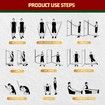 Train Resistance Bands Set, 5 Exercise Bands for Resistance Training