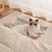 Cat Window HANGING BED Window Perch Hammock Seat for Indoor Sunbath Space Saving Washable Holds Up to 40 lbs