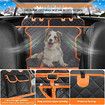 Dog Seat Covers with Mesh Visual Window Nonslip Pet Seat Cover for Back Seat Washable Dog Hammock for Cars Trucks and SUVs 137*147cm