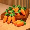 Pet Carrot Plush Toys, Dog Carrot Chewing Toys, Pet Plush Training Toys That Promote Natural Foraging, Interactive IQ Training and Entertainment Educational Toys