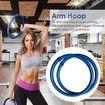 Arm Hula Hoop, Foam Covered Mini Hula Hoop Set, Can Continue Strengthening Shoulder and Arm Muscles, Burning Body Fat