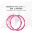 Arm Hula Hoop, Foam Covered Mini Hula Hoop Set, Can Continue Strengthening Shoulder and Arm Muscles, Burning Body Fat(1Pack)