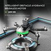 6K Mini Drone Dual Hd Camera Wifi Fpv Obstacle Avoidance Aerial Photography Foldable Rc Quadcopter