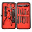 15pcs Nail Clippers Stainless Steel Pedicure Kit Nail File Sharp Nail Scissors and Clipper Manicure Kit Fingernails Toenails