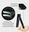 15pcs Nail Clippers Stainless Steel Pedicure Kit Nail File Sharp Nail Scissors and Clipper Manicure Kit Fingernails Toenails