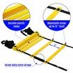 Agility Ladder Training Equipment with 10m 20Rungs length Resistance Parachute for Speed Training, Soccer,Football, Workout, Footwork