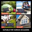 Portable Solar Panel Off Grid Charger Camping System Folding for Generator Homes Caravan RV Power Station Foldable USB DC Output