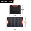 Portable Solar Panel Off Grid Charger Camping System Folding for Generator Homes Caravan RV Power Station Foldable USB DC Output