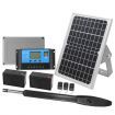 Solar Automatic Gate Opener Swing Door Operator Auto Motor System Opening 24V DC with Remote Controls