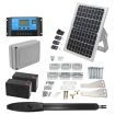 Solar Automatic Gate Opener Swing Door Operator Auto Motor System Opening 24V DC with Remote Controls