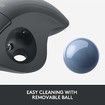 Wireless Trackball Mouse Bluetooth USB Ergonomic Thumb Control for Windows Mac Easy Navigation