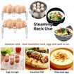 2 Pack Stackable Egg Steamer Rack Trivet for Pressure Cooker Accessories