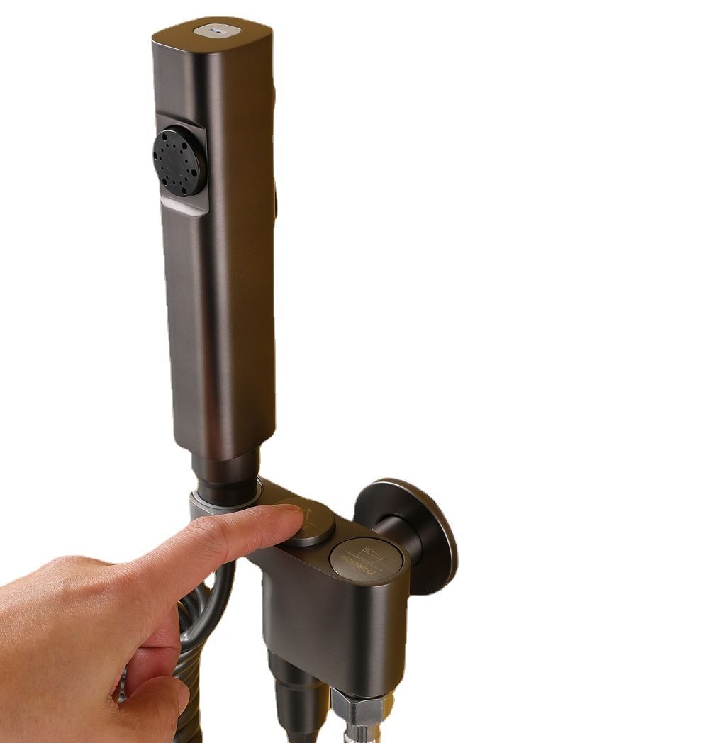 Handheld Bidet Sprayer for Toilet for Toilet with Slide and Set Pressure Control, Support Wall or Toilet Mount