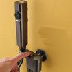 Handheld Bidet Sprayer for Toilet for Toilet with Slide and Set Pressure Control, Support Wall or Toilet Mount
