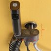 Handheld Bidet Sprayer for Toilet for Toilet with Slide and Set Pressure Control, Support Wall or Toilet Mount