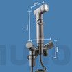 Handheld Bidet Sprayer, Chrome Plate Copper Bidet for Toilet,Cloth Diaper Bidet Toilet Sprayer