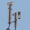 Bidet Sprayer for Toilet, Handheld Sprayer Attachment with Hose for Feminine Wash, Baby Diaper Cloth Washer Grey