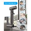 Bidet Sprayer for Toilet, Handheld Sprayer Attachment with Hose for Feminine Wash, Baby Diaper Cloth Washer Grey