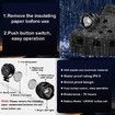 2pcs Crocs Shoes Headlights, Crocs Shoes Flashlights for Sandals, Headlamps Black