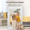 WiFi Digital Picture Frame,10.1 Inch 720P IPS Touchscreen Smart Cloud Photo Frame with 32GB Storage,Auto-Rotate,Wall Mountable (White)