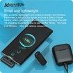 Wireless Lavalier Microphone with Charging case for Iphone TikTok YouTube Live Stream Vlog
