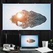 100 inch Thicken Portable Non Crease Foldable Projection 16:9 Screen for Home Theater, Conference, Outdoor Movie