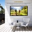 100 inch Thicken Portable Non Crease Foldable Projection 16:9 Screen for Home Theater, Conference, Outdoor Movie