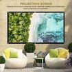 100 inch Thicken Portable Non Crease Foldable Projection 16:9 Screen for Home Theater, Conference, Outdoor Movie