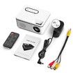 1080P Mini HD Projector 30 Lumen Portable LED Light USB AV Port For Office Home Theater Outdoor
