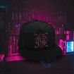 LED Cap with Programmable APP, Text Display Message Snapback Hat for Club Party Event