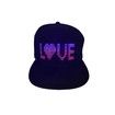 LED Cap with Programmable APP, Text Display Message Snapback Hat for Club Party Event