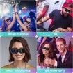 LED Glasses, APP Control Glasses for Parties,Festival,Halloween