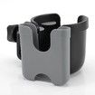 Stroller Cup Holder with Phone Holder,Bike Cup Holder,2-in-1 Universal Cup Phone Holder for Stroller,Bike,Wheelchair,Walker,Scooter (Grey)