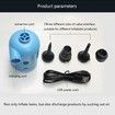Electric Air Pump, USB Electric Air Pump Universal DC5V Inflator for Pneumatic Boat Inflatable Bed Sofa Bicycles and Spare Parts