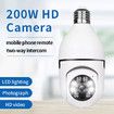 2.4G Wifi Camera Bulb 360 Degree Panorama 1080P Night Vision IP Surveillance Camera