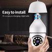 2.4G Wifi Camera Bulb 360 Degree Panorama 1080P Night Vision IP Surveillance Camera