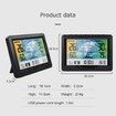 Wireless Weather Station Multifunctional Weather Station Thermometer with Outdoor Sensor Digital Colour Display DCF Radio Clock Hygrometer (Black)