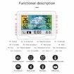 Wireless Weather Station Multifunctional Weather Station Thermometer with Outdoor Sensor Digital Colour Display DCF Radio Clock Hygrometer (Black)