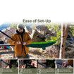 Camping Hammock Double And Single Portable Hammocks with 2 Tree Straps 300x200cm