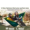 Camping Hammock Double And Single Portable Hammocks with 2 Tree Straps 300x200cm