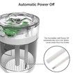 Portable Mini Humidifier,500ml Small Cool Mist Humidifier,USB Personal Desktop Humidifier,Auto Shut-Off,2 Mist Modes,Super Quiet (White)