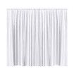 White Backdrop Curtain Silk Background Drape Wedding Party Birthday Decoration Stage Photography with Rod Pocket 3x3m