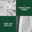 White Backdrop Curtain Silk Drape Background Party Wedding Birthday Decoration Stage Photography with Rod Pocket 3x6m