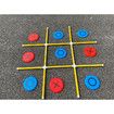 Giant Tic Tac Toe Game PVC Framed Bean Bag Toss Game for Adults & Kids Outdoor Tic Tac Toss Across Yard Game for Family Friends
