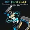Wireless Bluetooth 5.3 Open Ear Headphones for Android and iPhone, Black