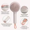3D Air Cushion Massager Brush, Anti-static Brush for All Hair Types for Women, Ladies and Girls, Wet and Dry Hair