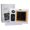 Full Weather Clock Weather Station Indoor Outdoor Color Display Sensor Monitor Digital Full Touch Screen Weather Atomic Clock Color wood grain