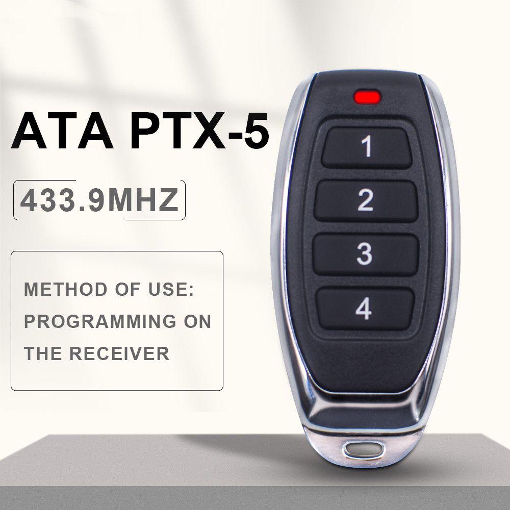 Universal Garage Door Remote for ATA PTX5 Remote Garage Command PTX-5v1 PTX-5v2 GDO 6v3/6v4/7v3/8v3/9v3/10v1/11v1 Rolling Controller