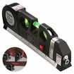 Laser Level, Multipurpose Cross Line Laser 8 feet Measure Tape Ruler Adjusted Standard and Metric Rulers for hanging pictures