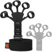 Hand Grip Strengthener,Adjustable Finger Exerciser and Finger Stretcher,Grip Strength Trainer for Hand Therapy,Rock Climbing,Relieve Pain for Arthritis,Carpal Tunnel